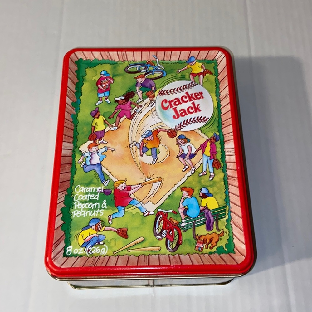 Vintage 1994 Cracker Jack Metal Tin